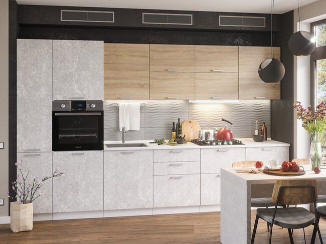 Модульная кухня Бетон